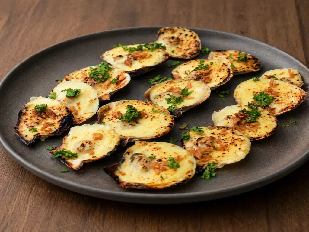 Baked Cheesy Scallops