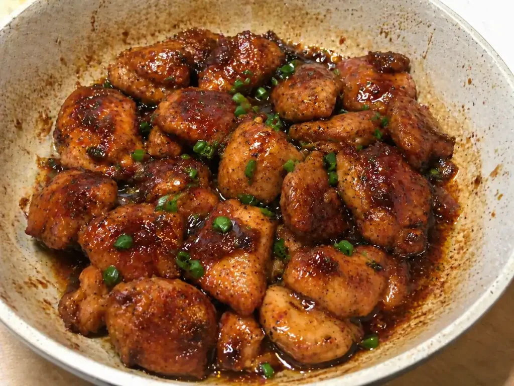 Honey soy chicken ulam