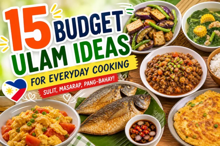 Budget Ulam Ideas for Everyday Cooking